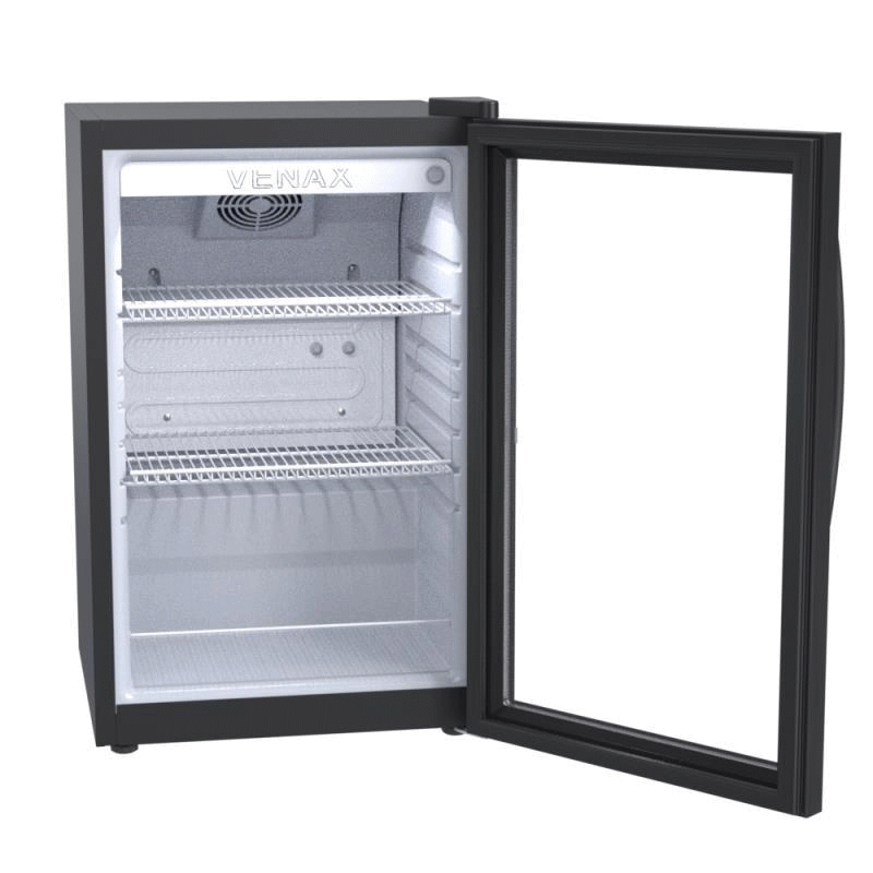Expositora de Bebidas Venax 100L VV100 Preto Fosco 220V