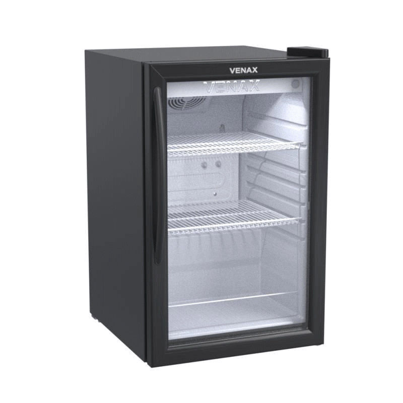 Expositora de Bebidas Venax 100L VV100 Preto Fosco 220V