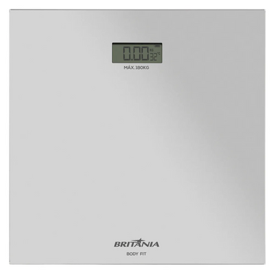 Balança Eletrônica Britânia Body Fit Cinza