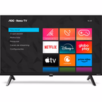 Smart TV LED 32" HD AOC 32S5045 Roku TV Bivolt