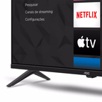 Smart TV LED 32" HD AOC 32S5045 Roku TV Bivolt