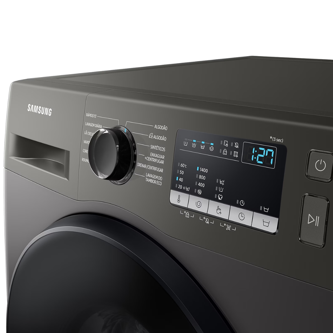 Lavadora de Roupas Samsung 11Kg Inverter WW11T Inox Look 220V