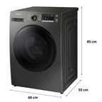 Lavadora de Roupas Samsung 11Kg Inverter WW11T Inox Look 220V