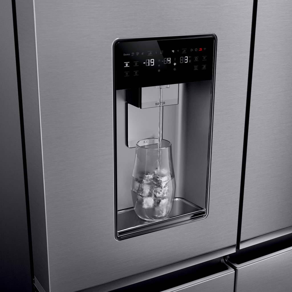 Refrigerador Brastemp 591L BRO90MK MultiDoor Inverter Água e Gelo na Porta Cor Inox 220V