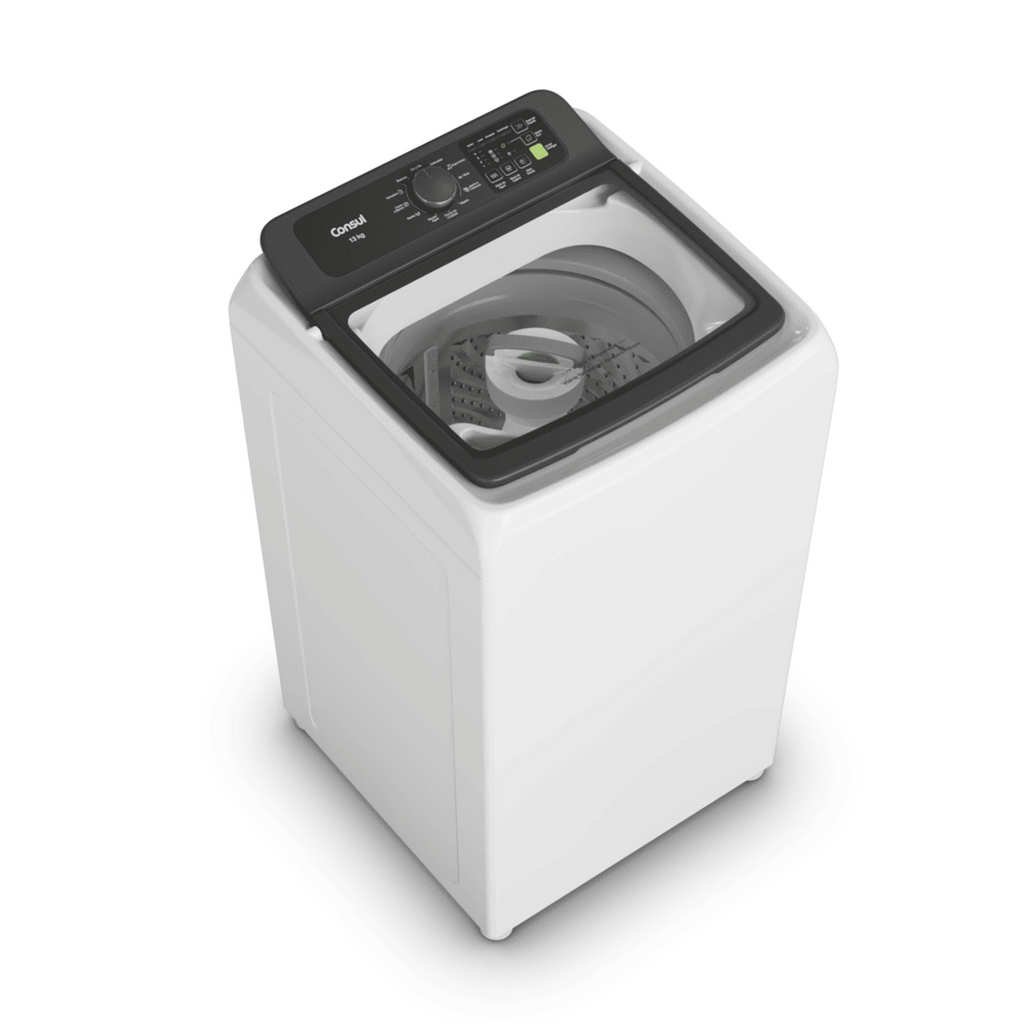 Lavadora de Roupas Consul 13Kg CWN13AB Modo Eco Cesto Inox Branco 220V
