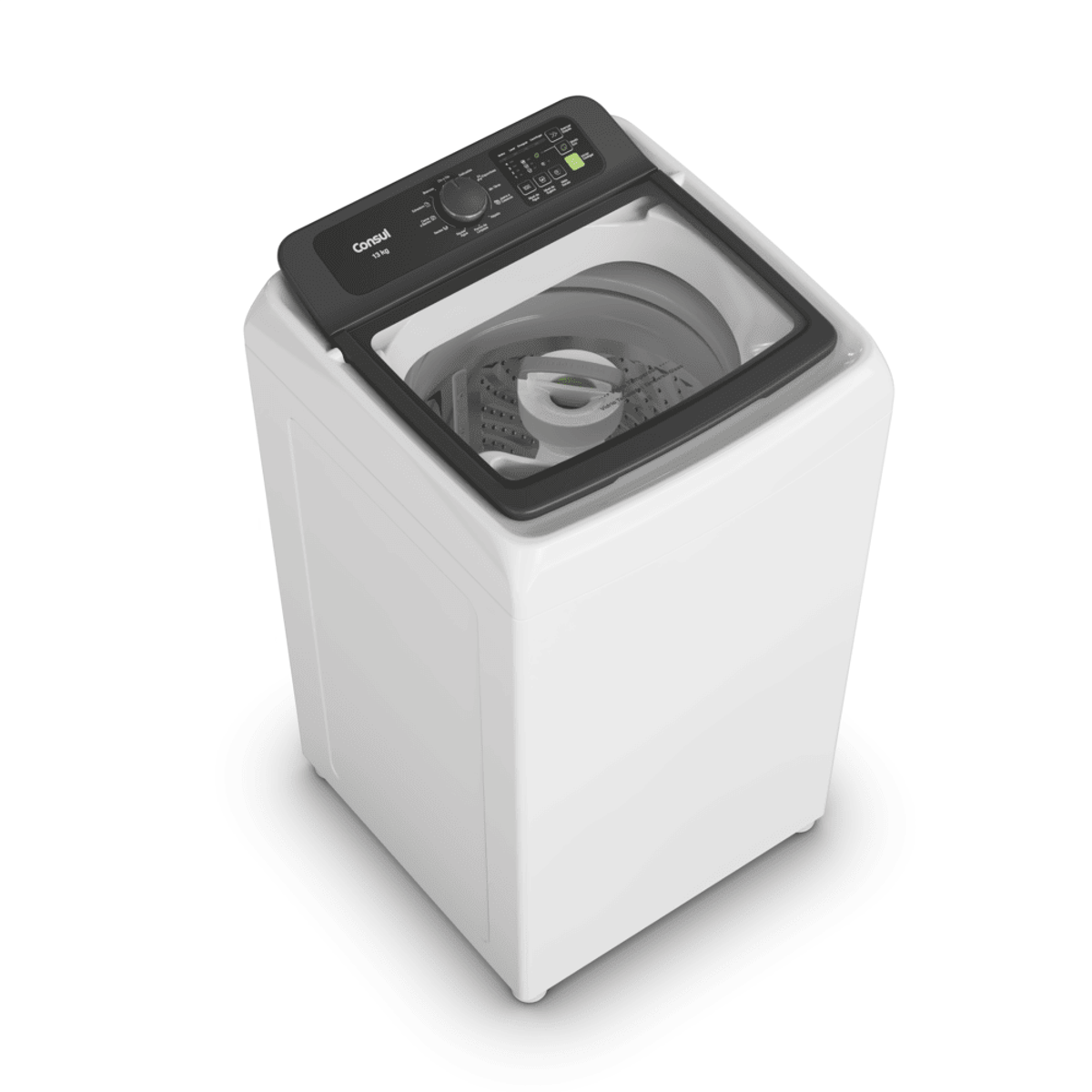 Lavadora de Roupas Consul 13Kg CWN13AB Modo Eco Cesto Inox Branco 220V