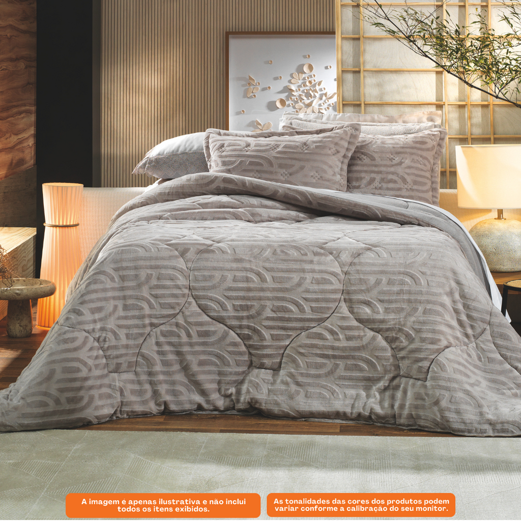 Edredom Solteiro Blend Elegance Altenburg 170x240cm Coliseum