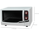 Forno Elétrico de Bancada Fischer 44L Gourmet com Grill Branco 220V