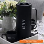Garrafa térmica  Etilux Manhattan  1L Preto