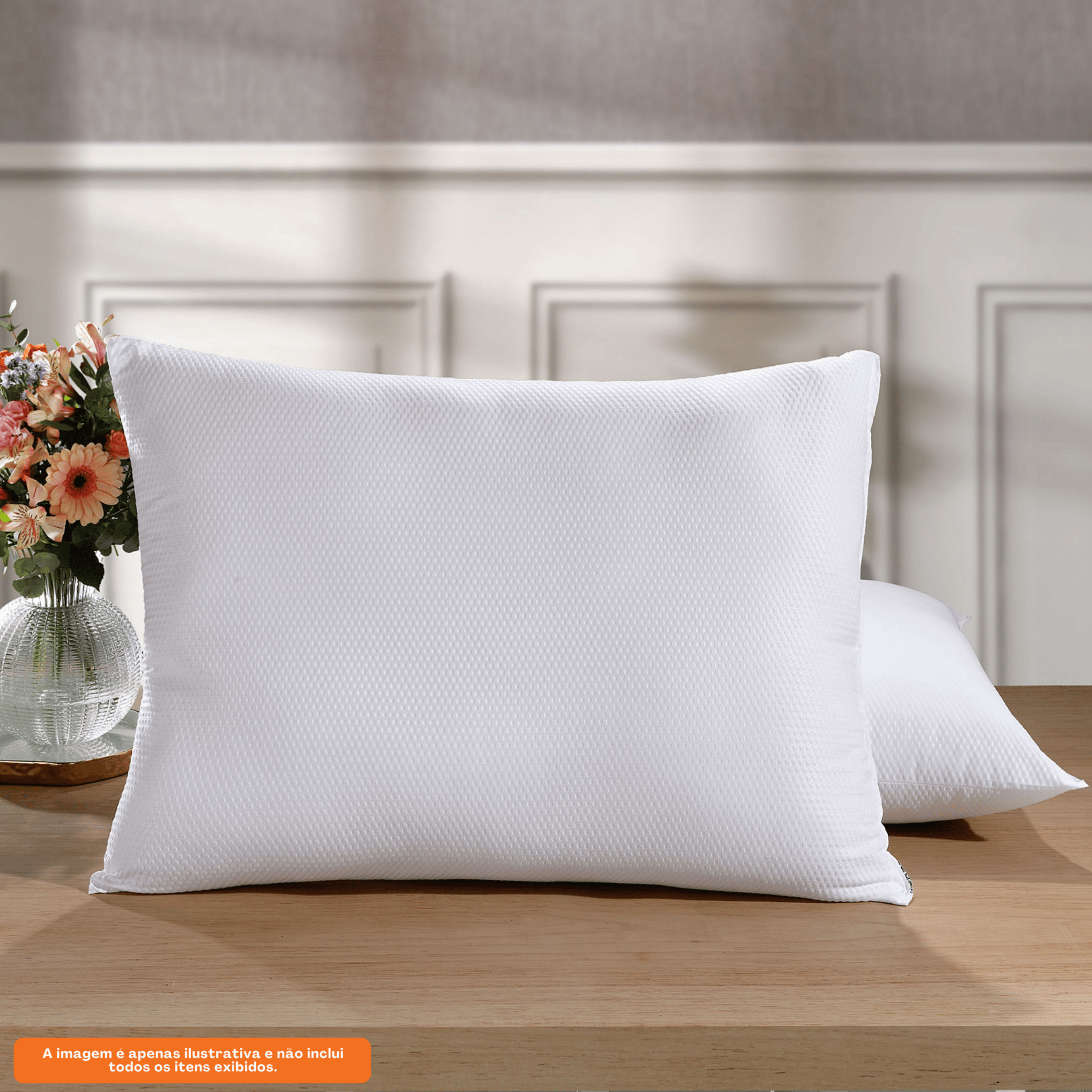 Travesseiro Hedrons Prestige 50x70cm Branco