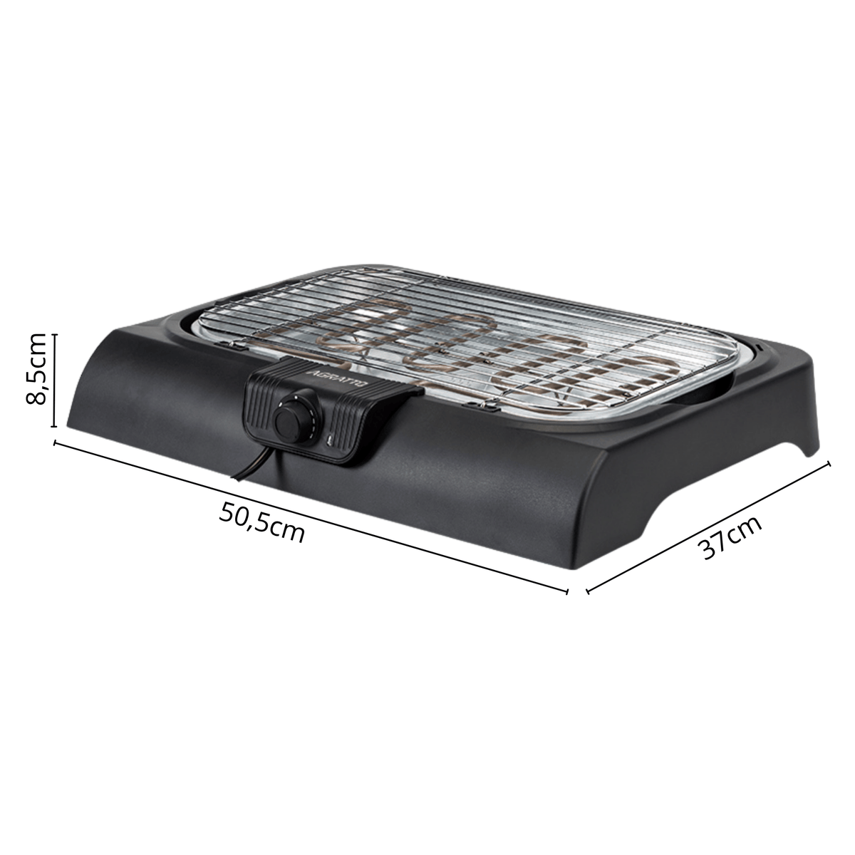 Churrasqueira Elétrica Portátil Agratto CH2 Mr. Cheff 2000W Preto 220V