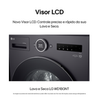 Lava e Seca Smart LG 18KG Inverter AI DD 2.0 Black Inox 220V