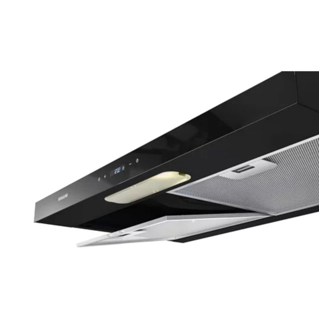 Depurador de Ar Suggar 60cm Slim Touch DTH62PT com 3 Velocidades Preto 220V