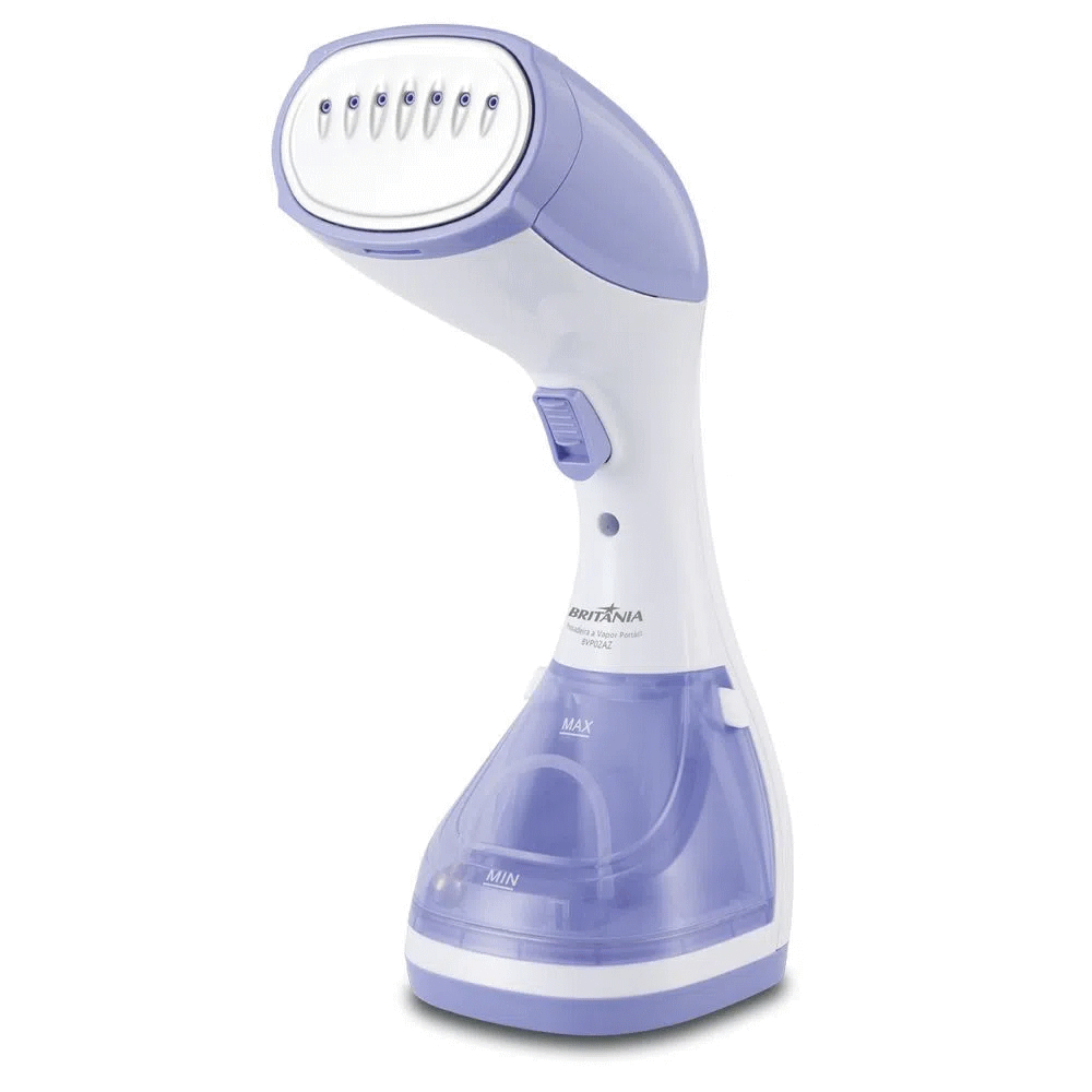 Passadeira Portátil Britânia a Vapor BVP02L 1100W Branco/Lilás 220V