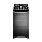 Fogão 4 Bocas Electrolux Efficient FE4GP com PerfectCook e Mesa de Vidro Preto Bivolt