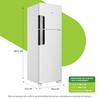 Refrigerador Consul 377L CRM44M Duplex Inverter Branco 220V