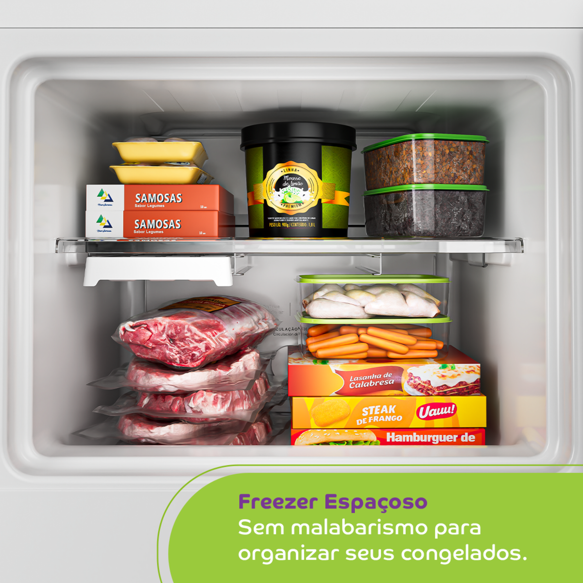 Refrigerador Consul 333L CRM40MB Duplex Branco 220V