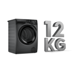 Lava e Seca Electrolux 12kg LSC12 Inverter Lavagem Inteligente Cinza Ônix 220V