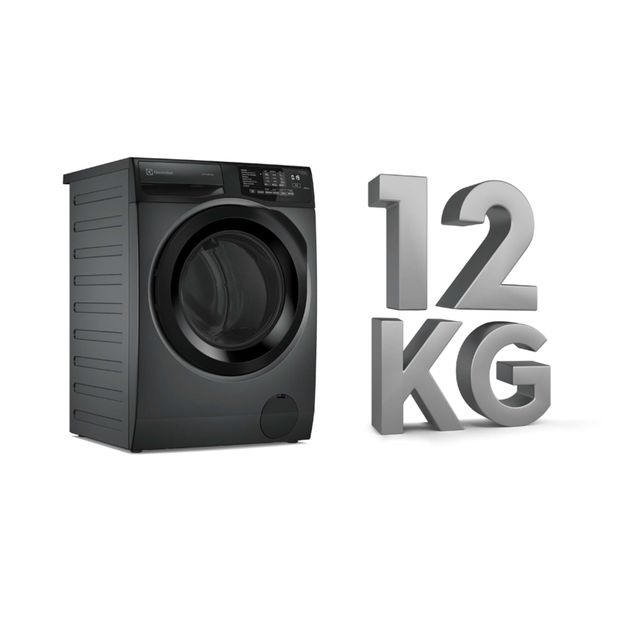 Lava e Seca Electrolux 12kg LSC12 Inverter Lavagem Inteligente Cinza Ônix 220V