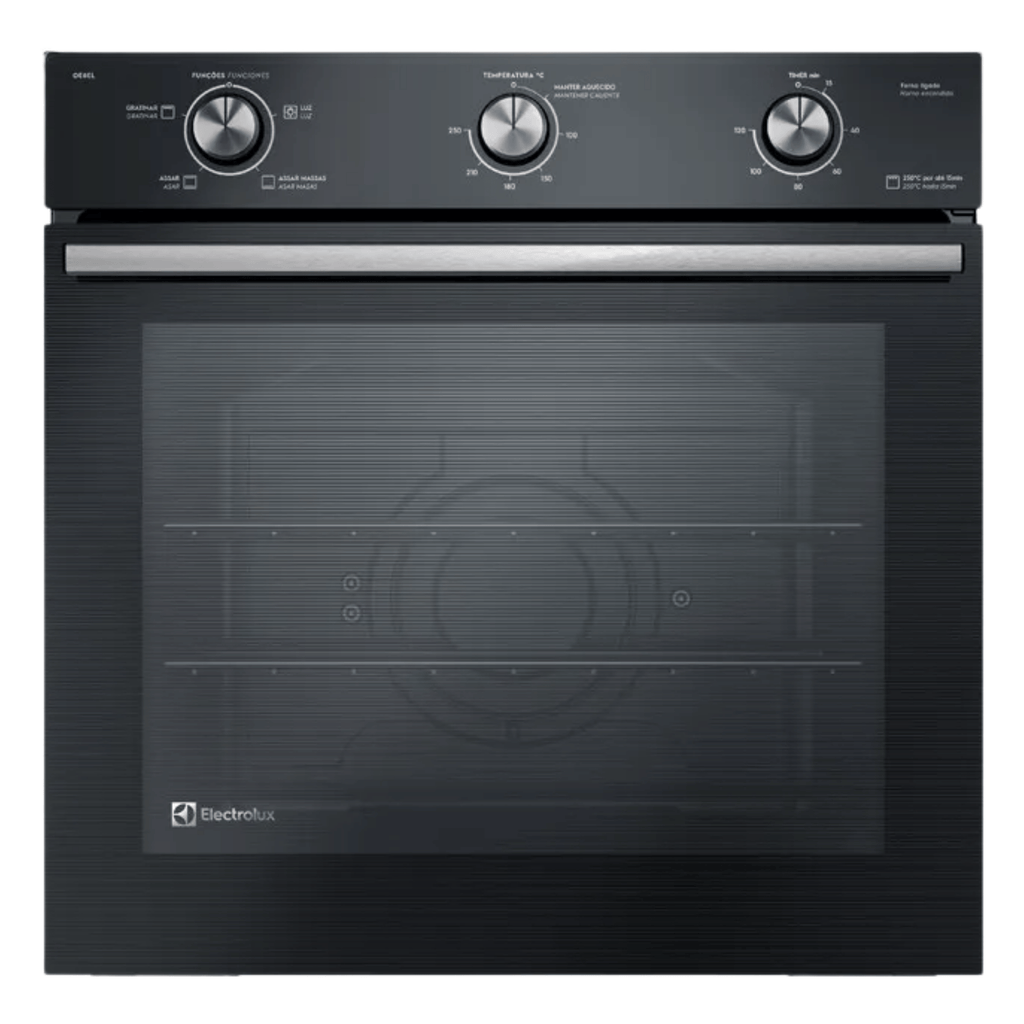 Kit Forno de Embutir Elétrico Electrolux 80L OE8EL + Micro-ondas de Embutir Continental 27L MC2EP 220V