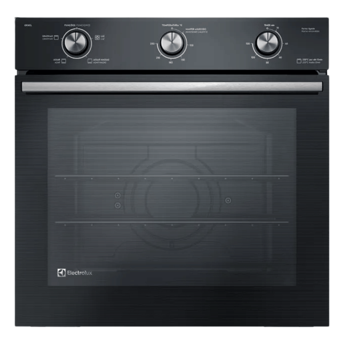 Kit Forno de Embutir Elétrico Electrolux 80L OE8EL + Micro-ondas de Embutir Continental 27L MC2EP 220V