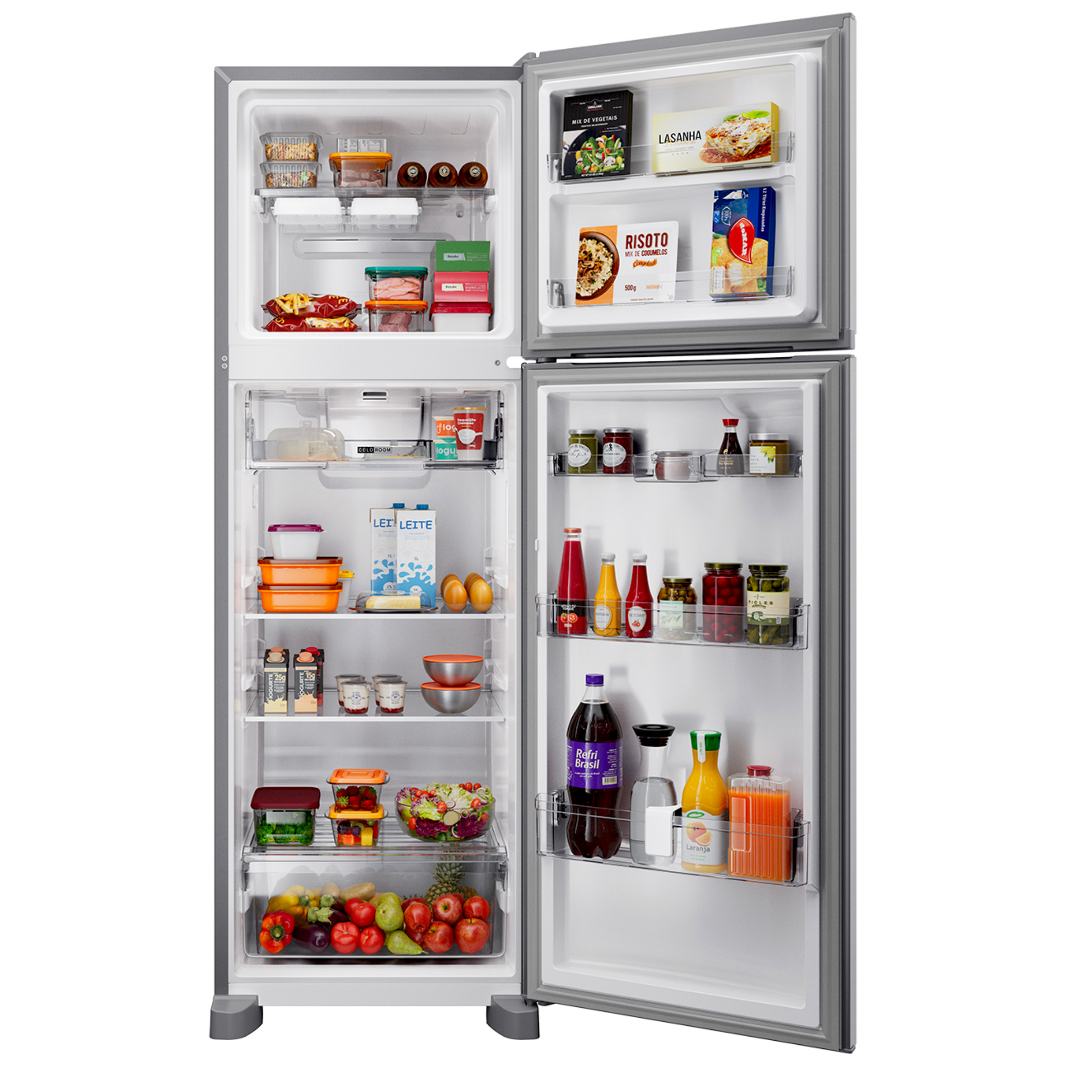 Refrigerador Brastemp 415L BRM52MK Duplex Xpert Inverter Cor Inox 220V