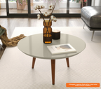 Mesa Centro Luna 67cm Patrimar Off White