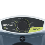 Lavadora de Roupas Wanke Super Lis Semi-Automática 4Kg Filtro de Fiapos Branco 220V