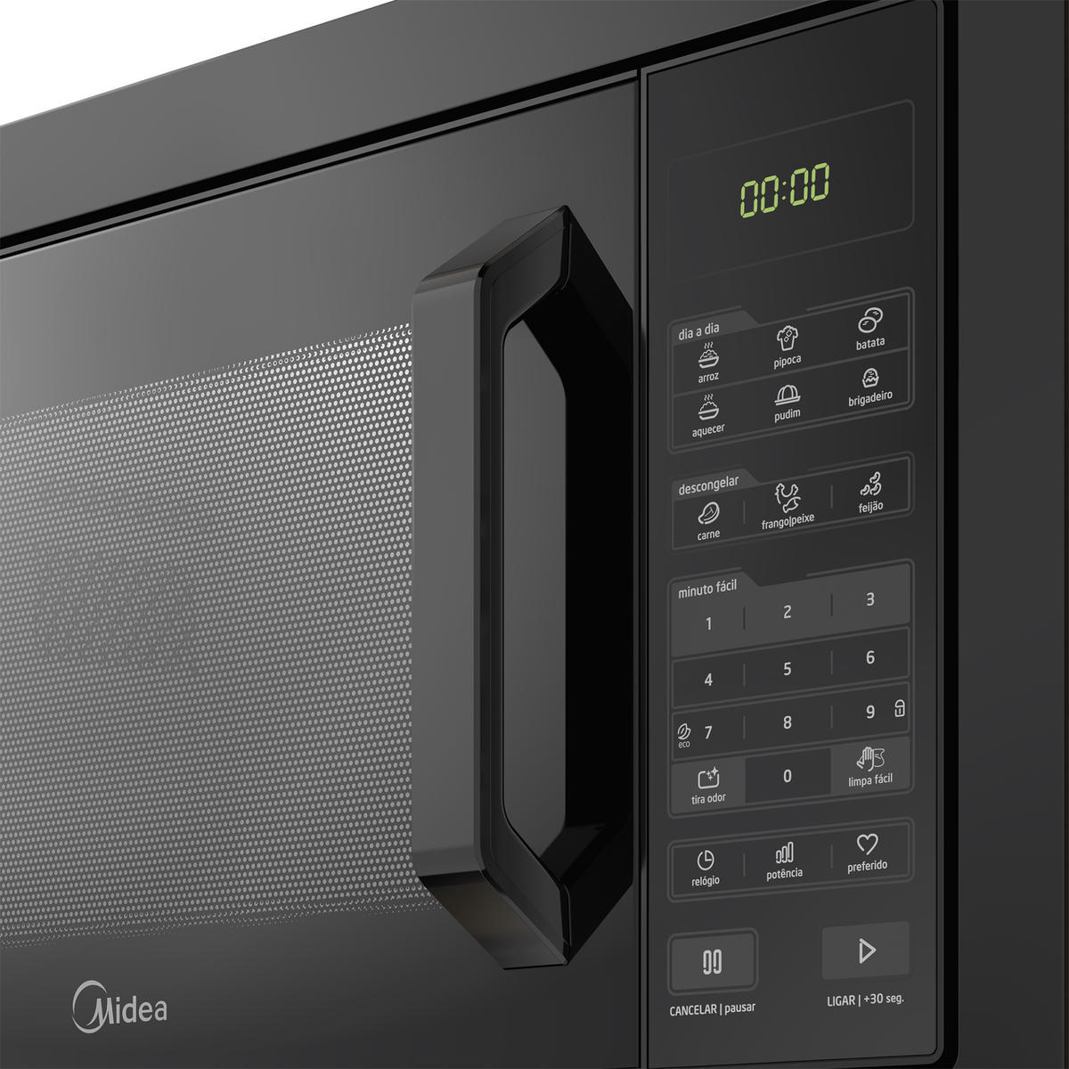 Micro-ondas de Embutir Midea 35L Função Tira Odor Preto 220V