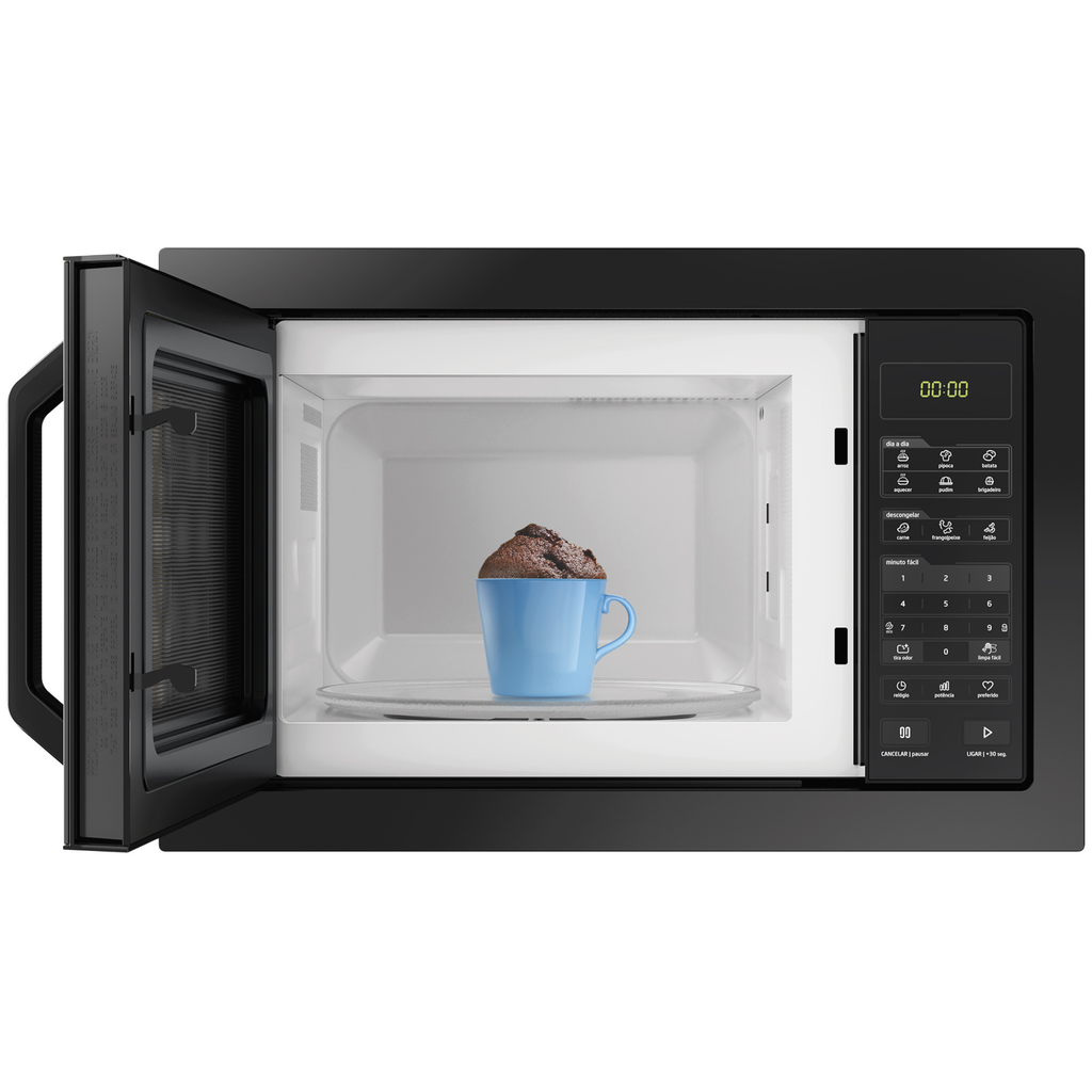 Micro-ondas de Embutir Midea 35L Função Tira Odor Preto 220V