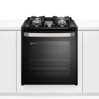 Fogão de Embutir 4 Bocas Electrolux Experience FE4EB com Mesa de Vidro PerfectCook360 Preto 220V