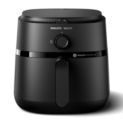 Fritadeira Elétrica Sem Óleo AirFryer 6,2L Philips Walita Preto 220V