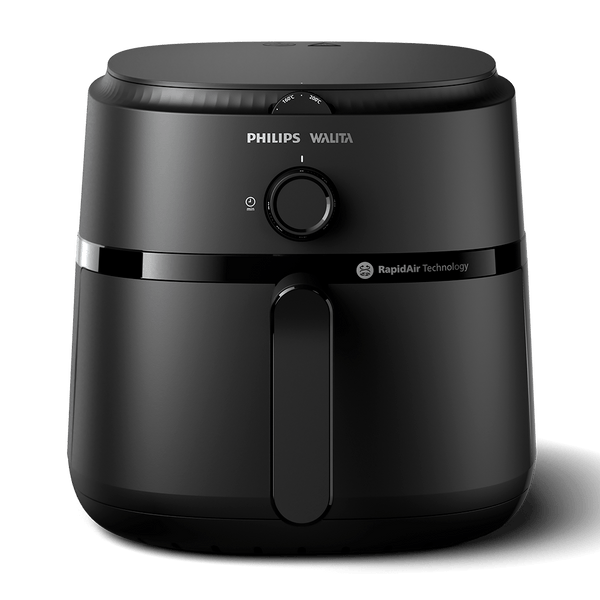 Fritadeira Elétrica Sem Óleo AirFryer 6,2L Philips Walita Preto 220V