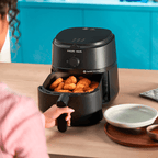Fritadeira Elétrica Sem Óleo AirFryer 6,2L Philips Walita Preto 220V