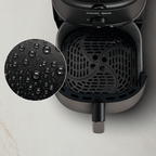 Fritadeira Elétrica Sem Óleo AirFryer 6,2L Philips Walita Preto 220V