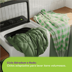 Lavadora de Roupas Consul 13Kg CWN13AB Modo Eco Cesto Inox Branco 220V