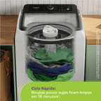 Lavadora de Roupas Consul 13Kg CWN13AB Modo Eco Cesto Inox Branco 220V
