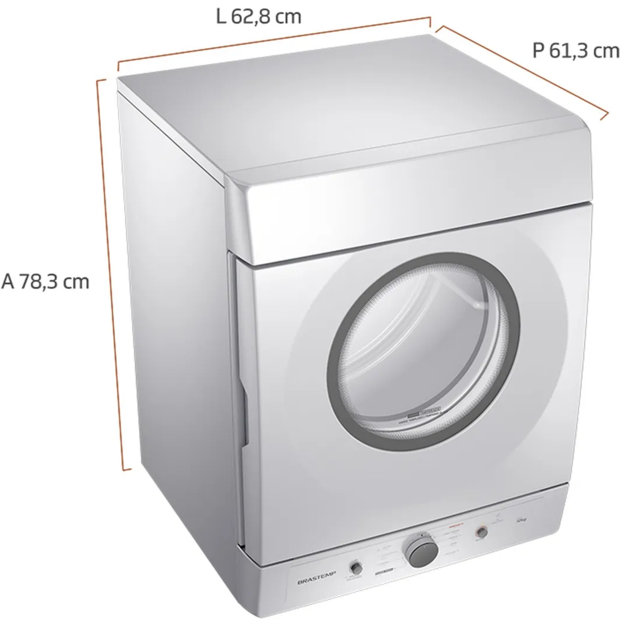 Conjunto Brastemp Lavadora de Roupas 18kg Advanced BWF18AB + Secadora de Parede 10kg BSI10BB 220V