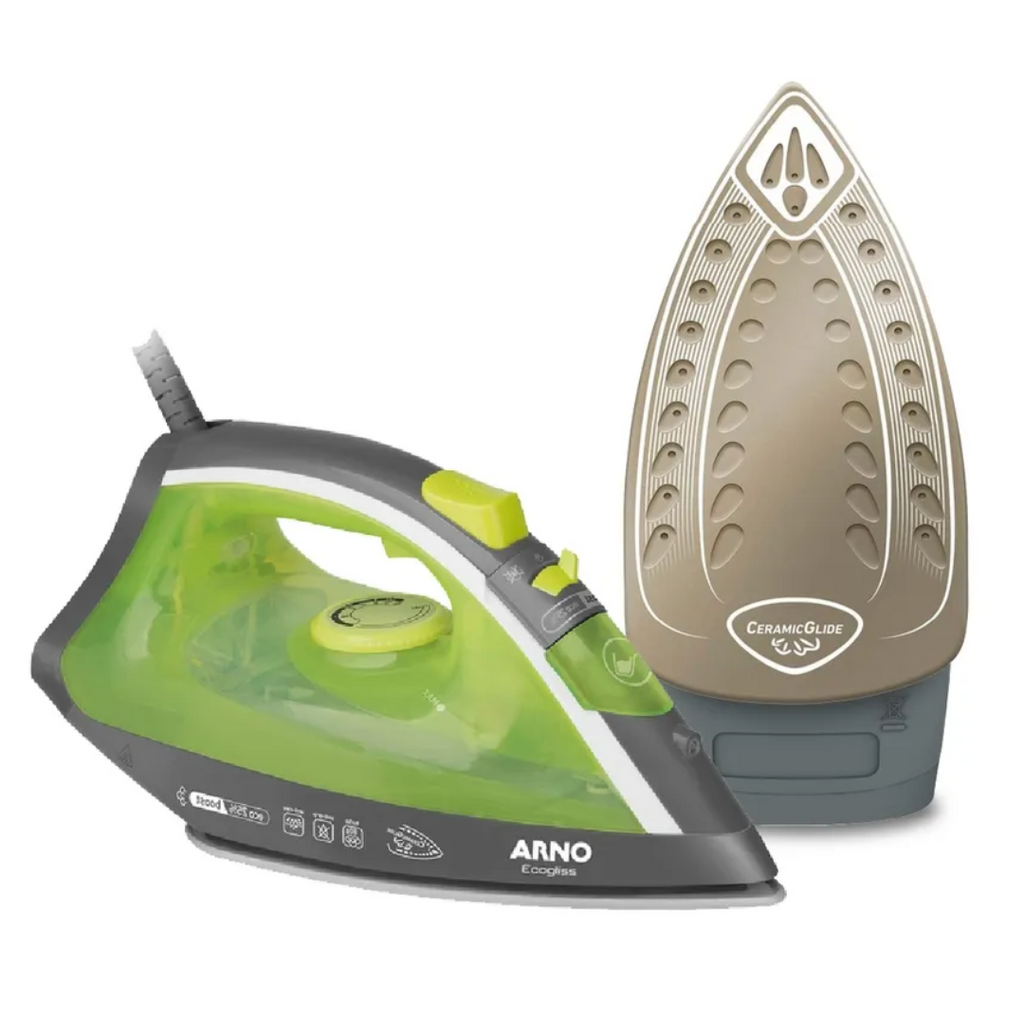 Ferro a Vapor Arno Ecogliss com Spray FEC1 Verde 220V
