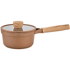 Jogo de Panelas Ceramic Life Brinox 5 Peças Indução Duna Terracota