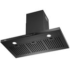 Coifa de Parede Fischer Platinium 90cm Controle por Gesto Preto 220V