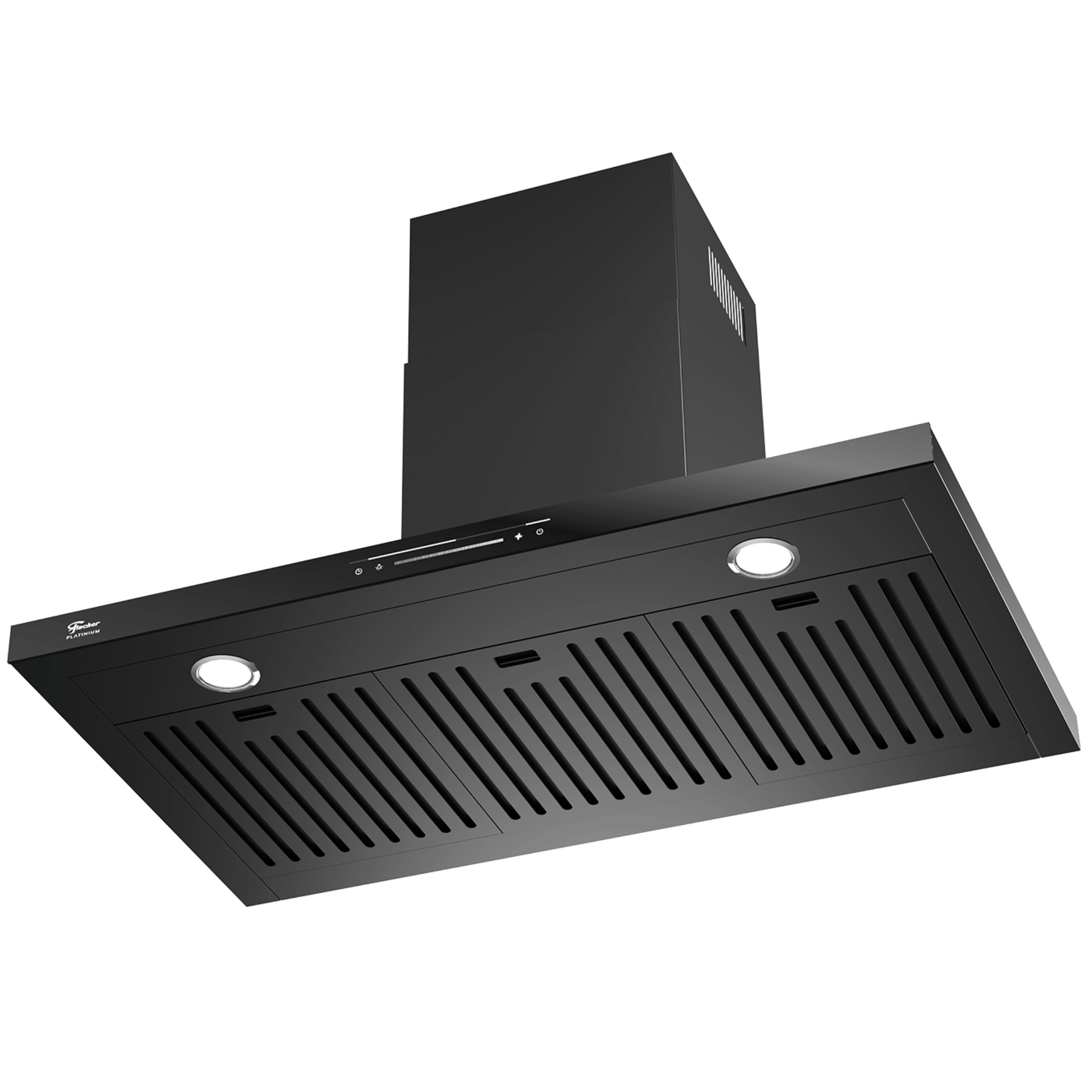 Coifa de Parede Fischer Platinium 90cm Controle por Gesto Preto 220V