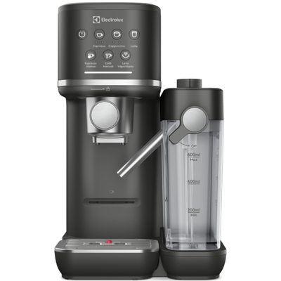Cafeteira Espresso Electrolux ECM70 Experience com Vaporizador de Leite Black 220V