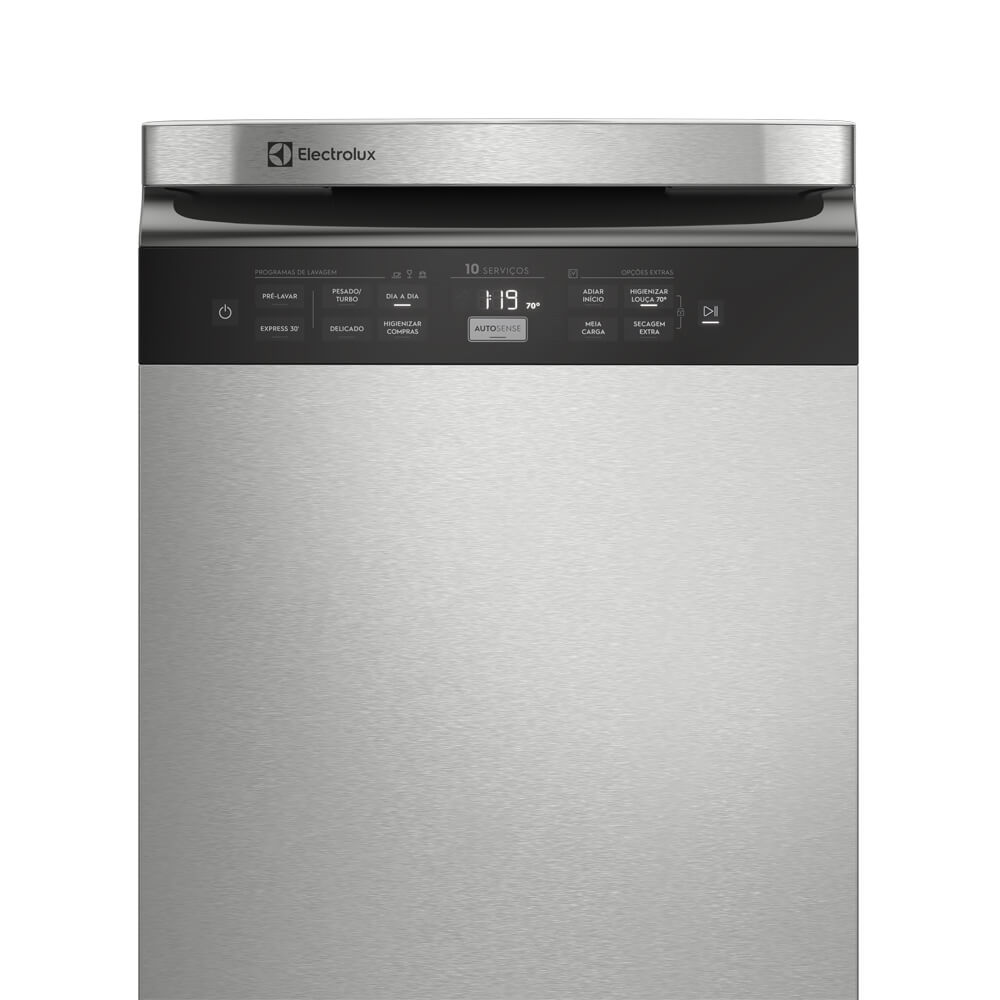 Lava-Louças Electrolux 10 Serviços com Função Higienizar LL10X Inox 220V