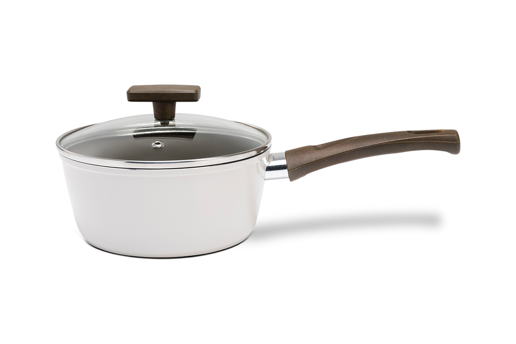 Jogo de Panelas Ceramic Life Brinox 5 Peças Indução Organika Nata