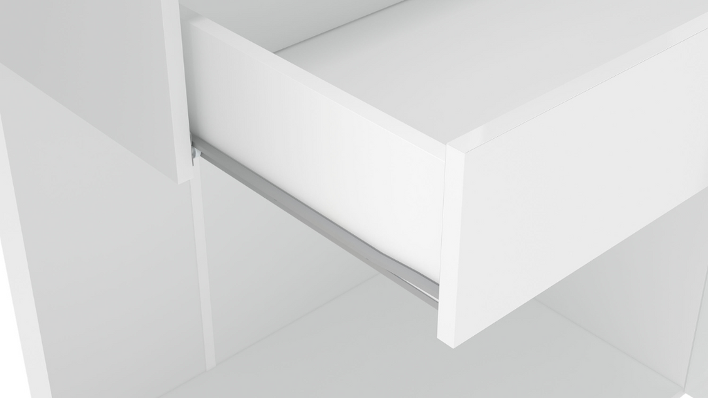Armário Multiuso São Paulo Politorno Lavanderia 2 Portas 90cm Branco