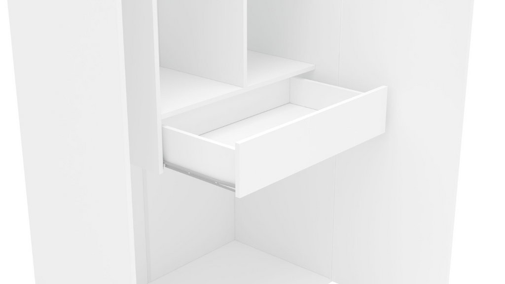Armário Multiuso São Paulo Politorno Lavanderia 2 Portas 90cm Branco