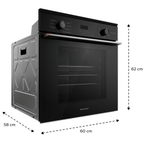Kit Brastemp de Embutir Forno Elétrico 84L+Micro-ondas 32L Preto 220V