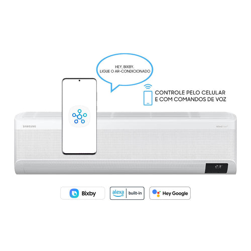 Ar-Condicionado Split Inverter Samsung WindFree Connect 22000 BTUs  Frio 220V