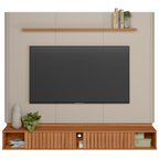 Home Painel Suspenso Amarante Linea 183cm Canela e Off White